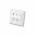Image 0 Digitus Professional - Mounting plate - white, RAL 9010 - 2 ports