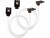 Bild 0 Corsair SATA3-Kabel Premium Set Weiss 30 cm gewinkelt