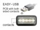 DeLock Easy USB2.0 Kabel, A - B, 5m, SW