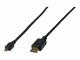 Digitus ASSMANN - HDMI-Kabel mit Ethernet - 19 pin micro