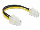 DeLock Stromkabel 4Pin - 4Pin (m-m) 15 cm, Kabeltyp