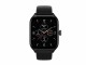 Amazfit Smartwatch GTS 4 Infinite Schwarz, Schutzklasse: 5 ATM