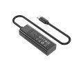 onit USB-C-Hub 4A, Stromversorgung: USB, Anzahl Ports: 4