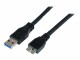 StarTech.com - 1m 3 ft Certified SuperSpeed USB 3.0 A to Micro B Cable Cord - USB 3 Micro B Cable - 1x USB A (M), 1x USB Micro B (M) - Black (USB3CAUB1M)