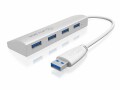 RaidSonic ICY BOX USB-Hub IB-AC6401, Stromversorgung: USB, Anzahl