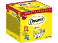Dreamies Katzen-Snack Varietätenbox, 12 x 60 g, Snackart: Biscuits