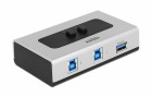 DeLock Switchbox USB3.0, 2 Port, Anzahl Eingänge: 2 ×