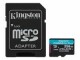 Kingston 256GB MSDXC CANVAS GO PLUS 170R A2