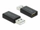 DeLock USB-Adapter 2.0, Datenblocker USB-A Stecker - USB-A