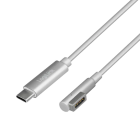 LogiLink USB-C - Apple MagSafe Ladekabel, silber