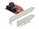 DeLock SATA-Controller PCI-Ex4- 6x SATA intern, RAID: Nein