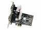 StarTech.com - 4 Port Native PCI Express RS232 Serial Adapter Card with 16550 UART - Low Profile Serial Card (PEX4S553)