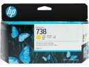 HP Inc. 738 130-ML YELLOW DESIGNJET INK CARTRIDGE MSD NS SUPL