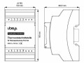 ubisys Thermostatschnittstelle H10 230 V, Detailfarbe: Schwarz