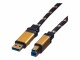 Roline Gold - USB-Kabel - USB Type B (M
