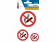 Herma Stickers Text-Etiketten Rauchen verboten, Klebehaftung: Permanent