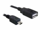 DeLock USB 2.0-Adapterkabel Mini-USB B - USB A