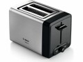 Bosch Toaster DesignLine Schwarz/Silber, Detailfarbe: Silber