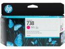 HP Inc. 738 130-ML MAGENTA DESIGNJET INK CARTRIDGE MSD NS SUPL