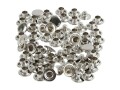 Creativ Company Hohlnieten 7 mm Silber, 50 Stück, Material: Metall
