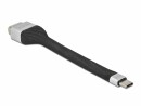 DeLock FPC Flachbandkabel USB Type-CÃ– zu VGA (DP