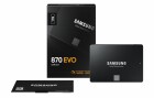 Samsung SSD 870 EVO 2.5" SATA 1000 GB, Speicherkapazität