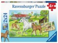 Ravensburger Puzzle 07833 Auf dem Pferdehof