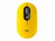 Logitech POP Mouse Blast Yellow, Maus-Typ: Mobile, Maus Features