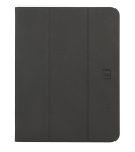 Tucano Up Plus - Folio Case Schützhülle für iPad 10.9" (2022) mit Apple Pencil-Halterung sowie mit Standfunktion in verschiedenen Winkeln - Schwarz