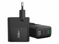 Ansmann USB-Wandladegerät Home Charger HC365PD 3A, 65W, 3x USB