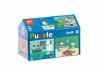 Apli Kids Gebäude-Puzzle Haus 24-teilig, Motiv: Alltägliches