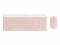 Logitech MK470 SLIM COMBO -ROSE-ESP-MEDITER-412 NMS SP WRLS