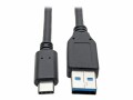 EATON TRIPPLITE USB-C to USB-A Cable M/M, EATON TRIPPLITE