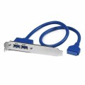 StarTech.com - 2 Port USB 3.0 A Female Slot Plate Adapter