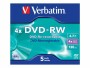 Verbatim DVD-RW 43285 4.7 GB, Jewelcase (5 Stück), Medientyp