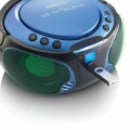 Lenco Radio/CD-Player SCD-550 Blau, Radio Tuner: FM