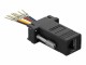 DeLock Adapter RJ-45 - RS-232 DB9 (f-m) schwarz, Kabeltyp