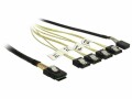 DeLock Reverse SATA Kabel 4xSATA-SFF-8087,