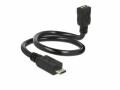 DeLock USB-OTG-Kabel ShapeCable Micro-USB B - Micro-USB B 0.35