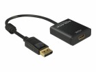 Delock Konverter - DP - HDMI Schwarz