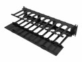 VERTIV - Rack-Kabelorganizer - Schwarz - 2U - 48.3 cm (19"