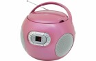 soundmaster Radio/CD-Player SCD2120 Pink, Radio Tuner: FM