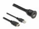 DeLock USB 2.0-Verlängerungskabel HDMI/USB A - HDMI/USB A 1