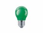 Philips Lampe LED colored P45 E27 GREEN, Energieeffizienzklasse