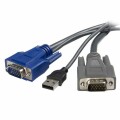 StarTech.com Ultra-Thin - USB VGA 2-in-1 KVM Cable