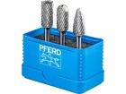 Pferd Hartmetallfrässtifte-Set Fräser-Ø 12 mm, Schaft-Ø 6 mm