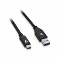 V7 Videoseven V7 - USB-Kabel - USB-C (M) bis USB (M) - USB 2.0 - 1 m - Schwarz