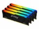 Kingston 128GB DDR4-2666MT/s CL16 DIMM (Kit of 4) FURY Beast