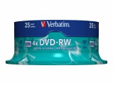 Verbatim DVD-RW 4.7GB, 25er Pack Spindel