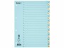 Biella Register A4 1 - 20 Karton, Einteilung: 1-20